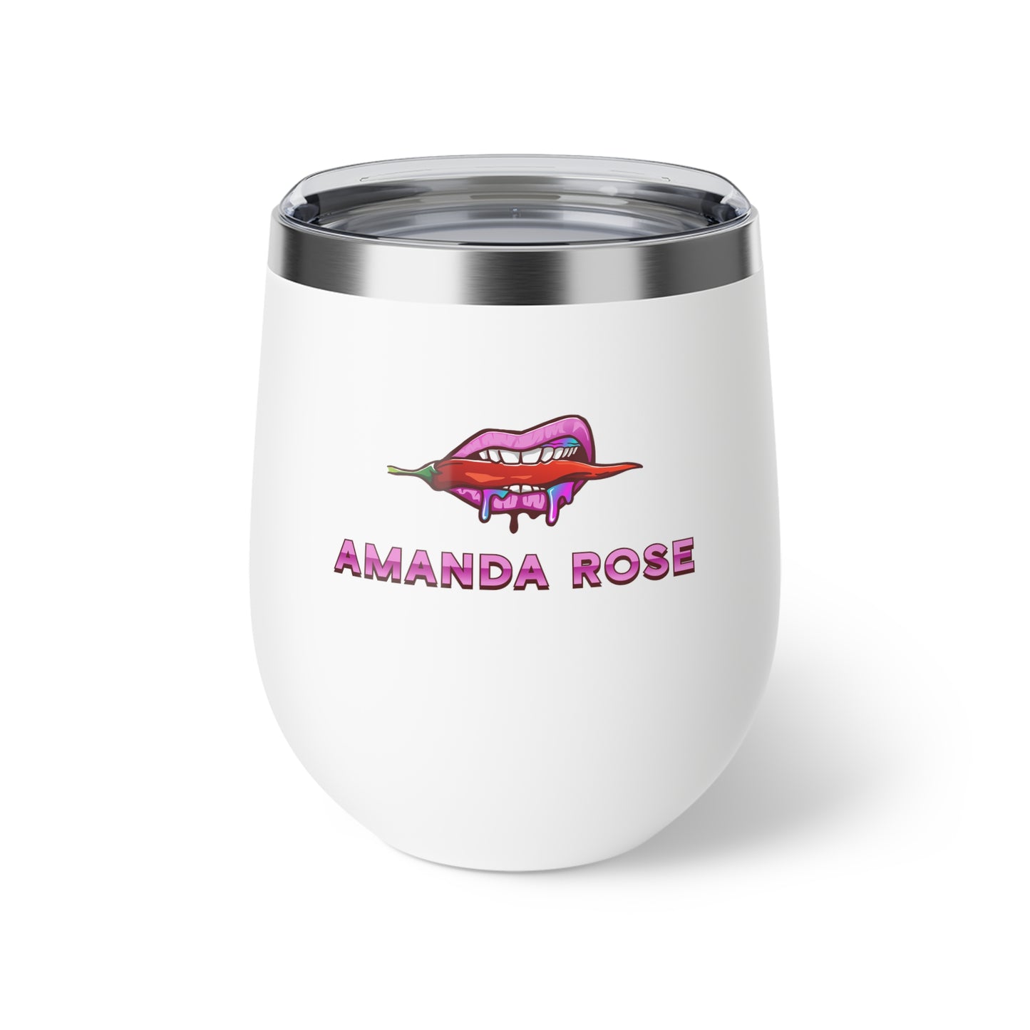 Amanda Rose Insulated Wine Cup, 12 oz