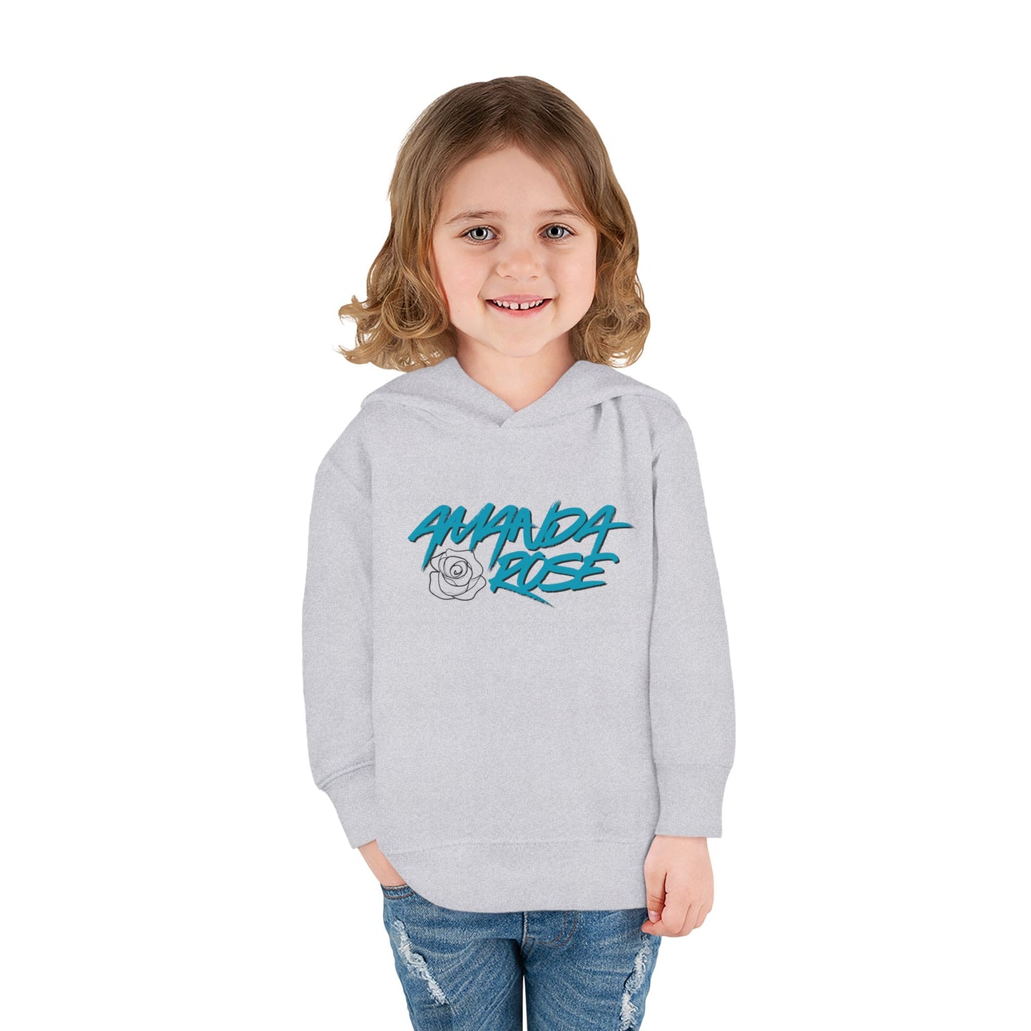 Amanda Rose Blue Toddler Fleece Hoodie